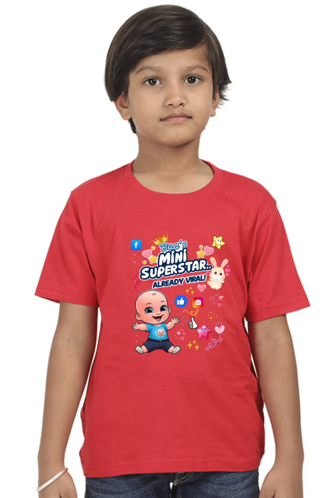 Adorable Bua- Boys T-shirts – Custom-Made for Comfort and Style
