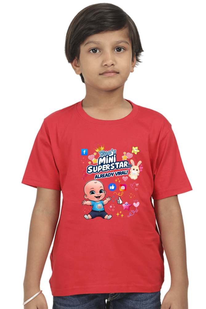Adorable Bua- Boys T-shirts – Custom-Made for Comfort and Style