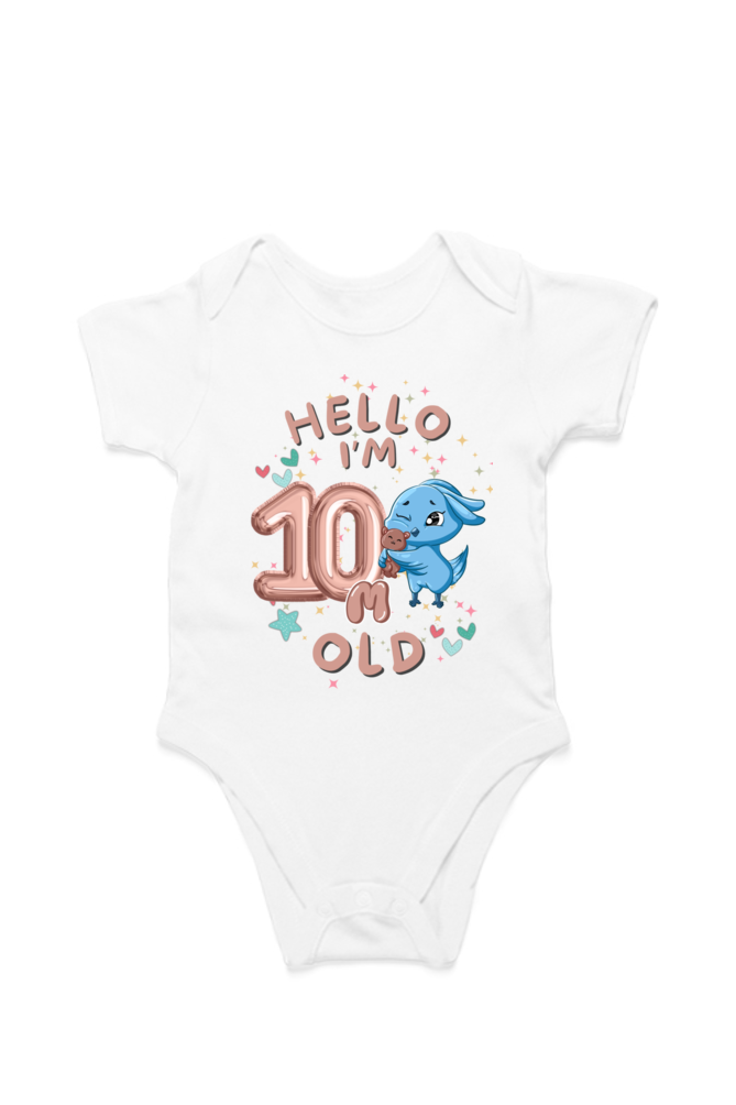 Adorable Baby Milestone Rompers | 10 months old | Soft & Comfy Cotton