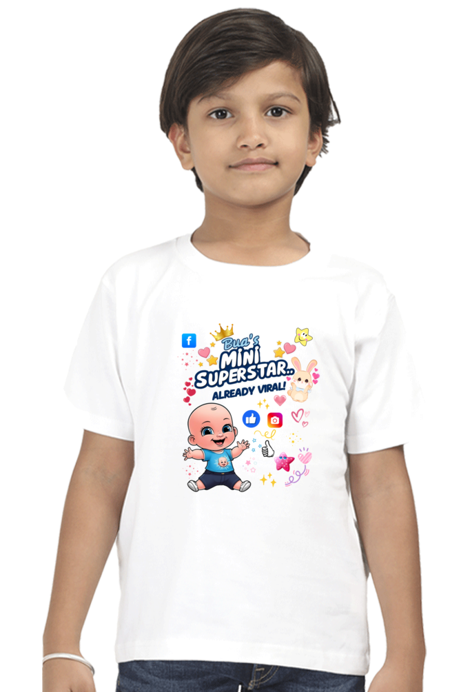 Adorable Bua- Boys T-shirts – Custom-Made for Comfort and Style