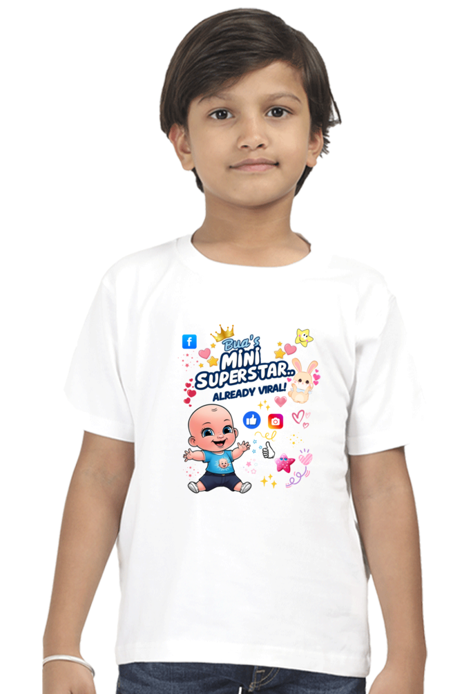 Adorable Bua- Boys T-shirts – Custom-Made for Comfort and Style