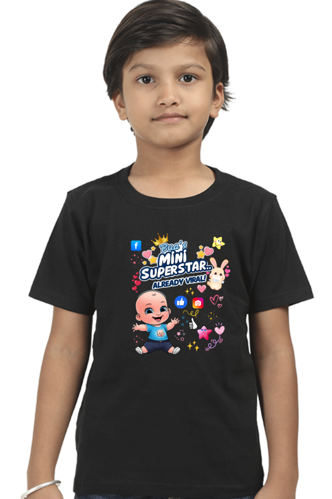 Adorable Bua- Boys T-shirts – Custom-Made for Comfort and Style
