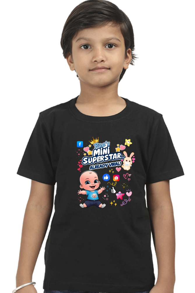 Adorable Bua- Boys T-shirts – Custom-Made for Comfort and Style