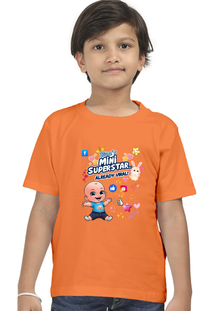 Adorable Bua- Boys T-shirts – Custom-Made for Comfort and Style