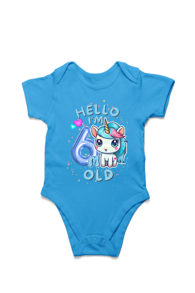 Adorable Baby Milestone Rompers | 6 month old | Soft & Comfy Cotton