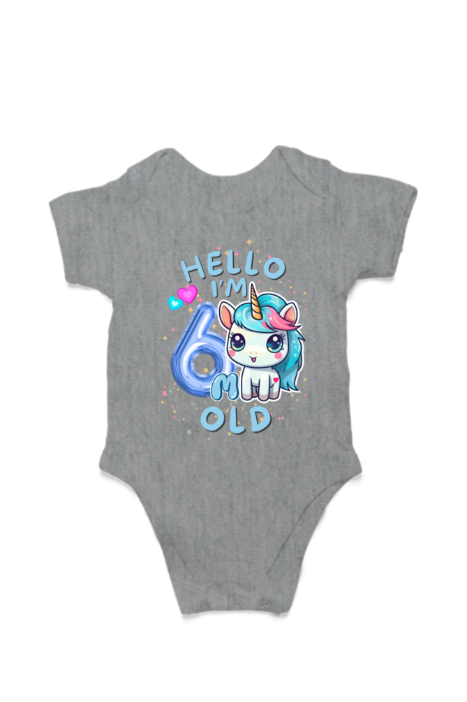 Adorable Baby Milestone Rompers | 6 month old | Soft & Comfy Cotton