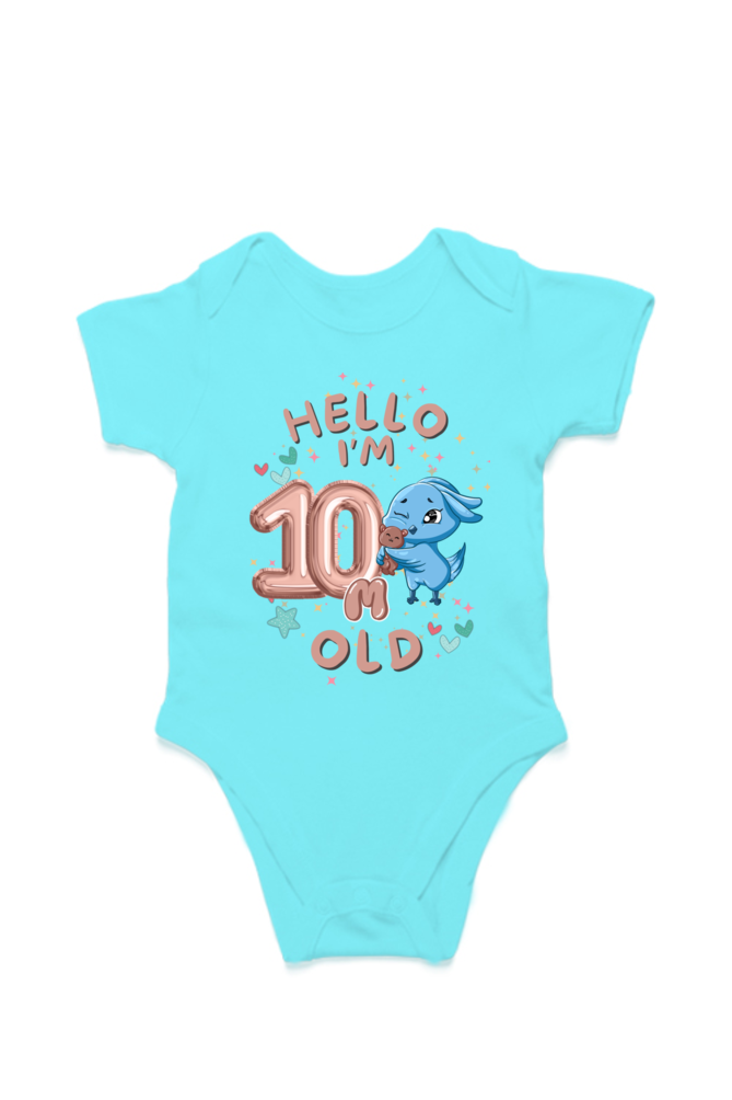 Adorable Baby Milestone Rompers | 10 months old | Soft & Comfy Cotton