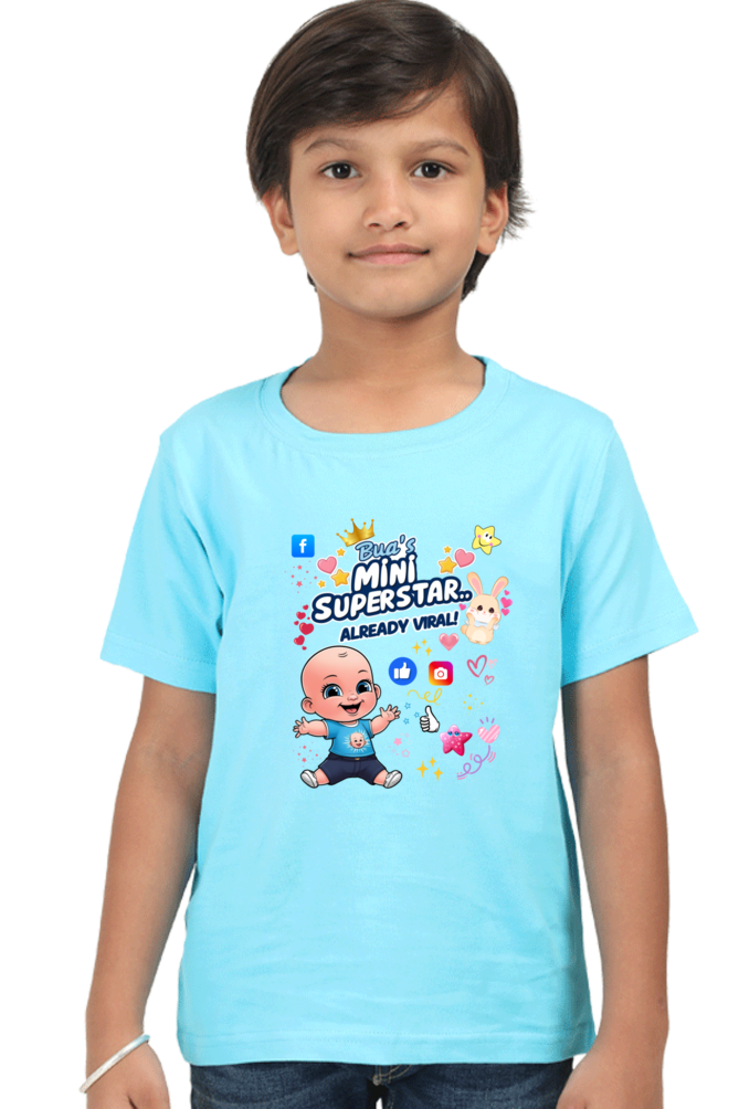Adorable Bua- Boys T-shirts – Custom-Made for Comfort and Style