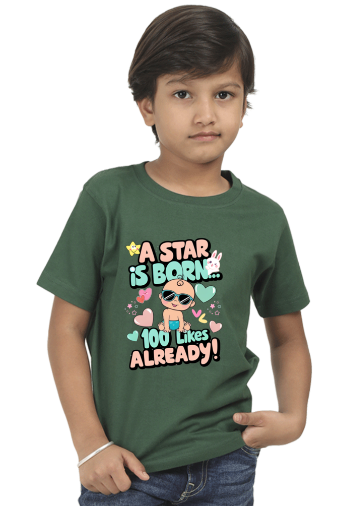 A Star is Born" Boys T-shirt – 100 Likes Already!