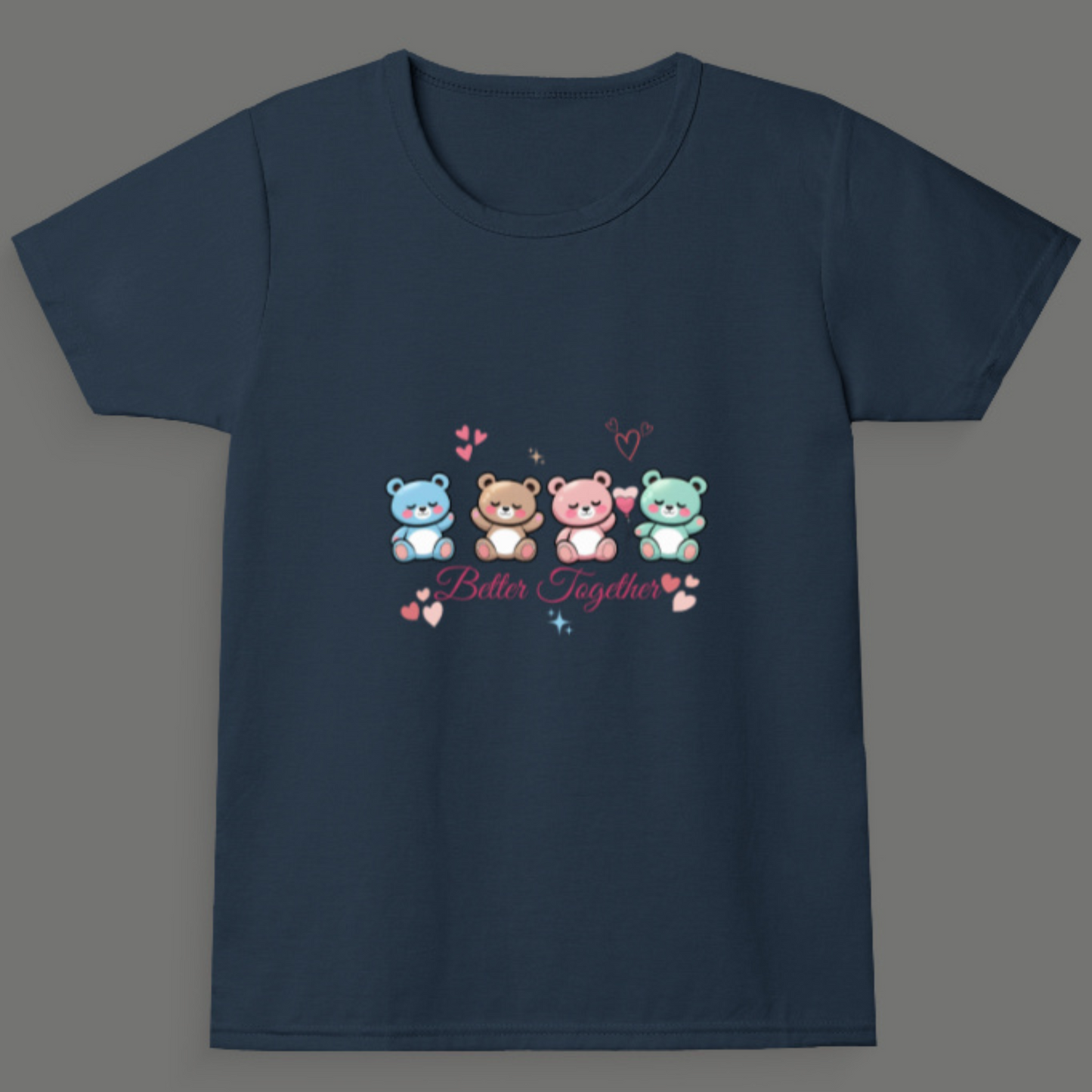 Better Together - Girl's Crew Neck T-Shirt (1 yr - 11 yrs)