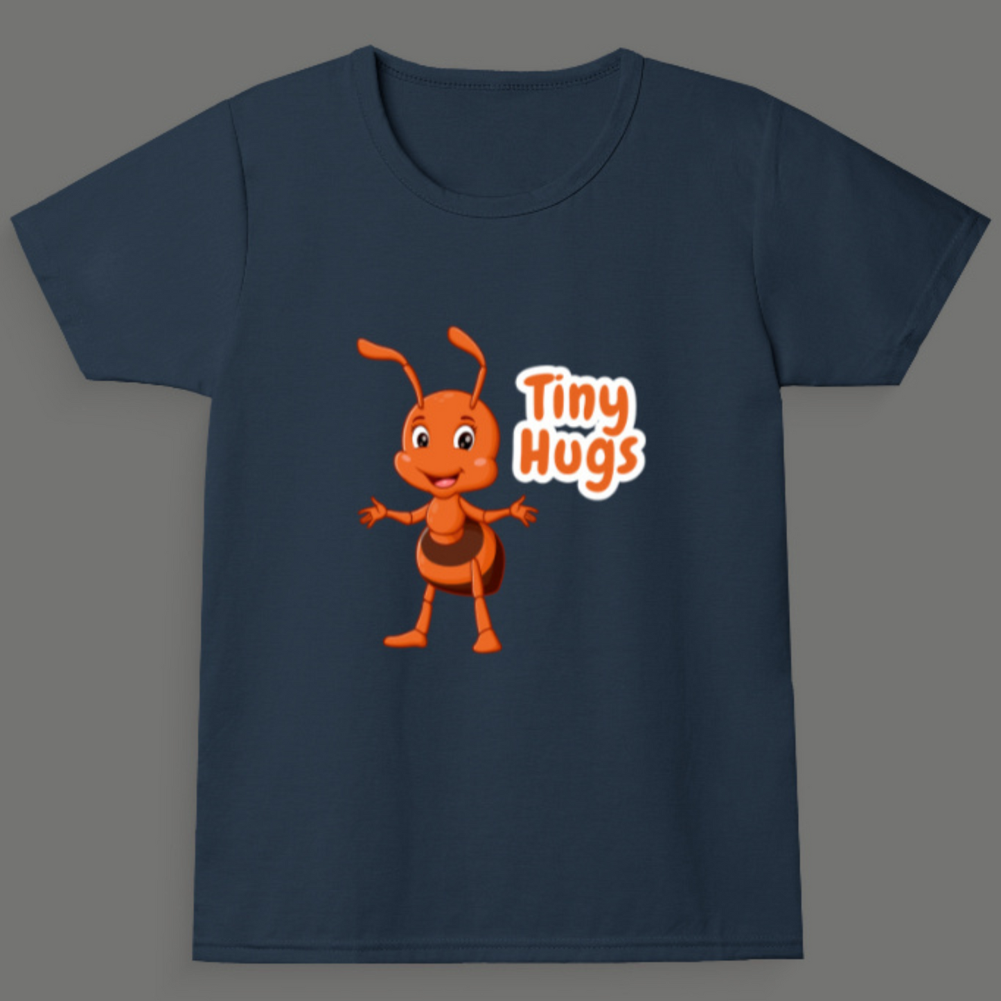 Tiny Hugs - Girl's Crew Neck T-Shirt