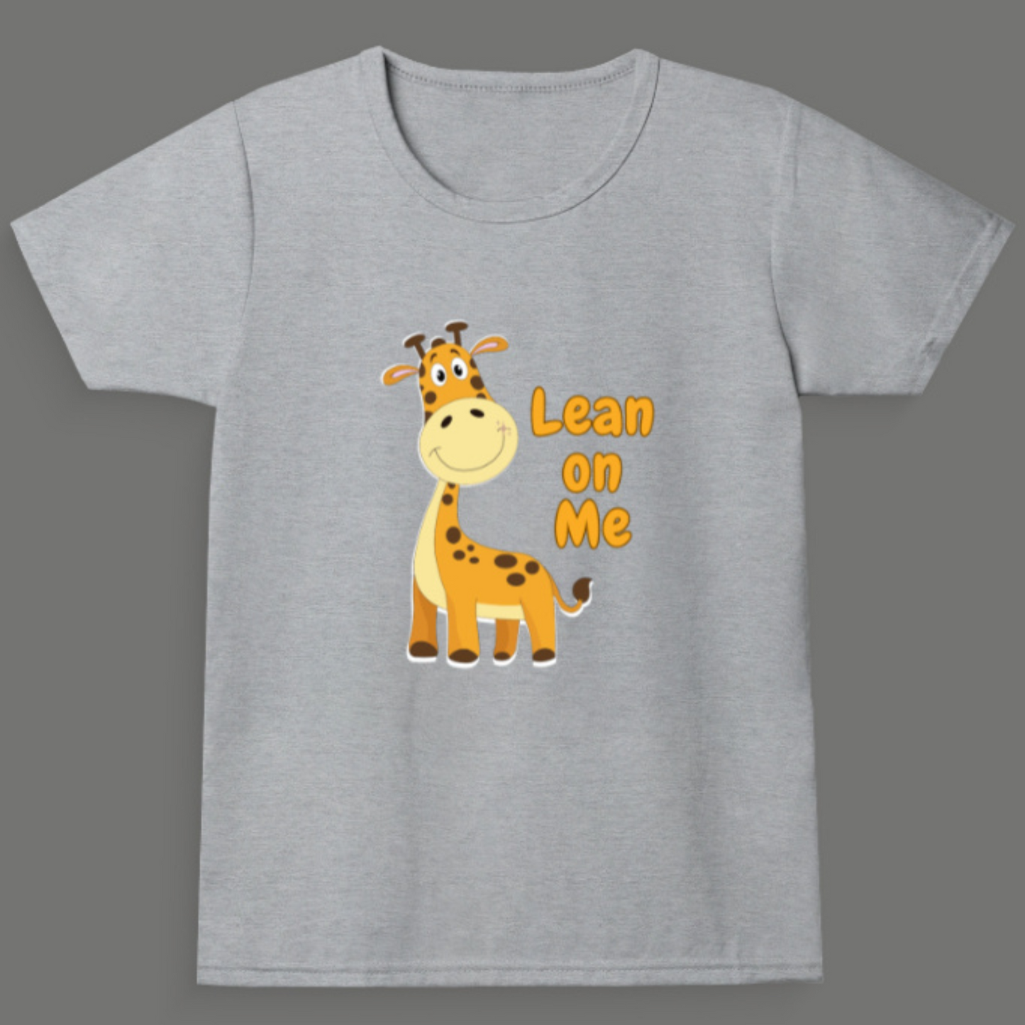 Lean on Me - Girl's Crew Neck T-Shirt
