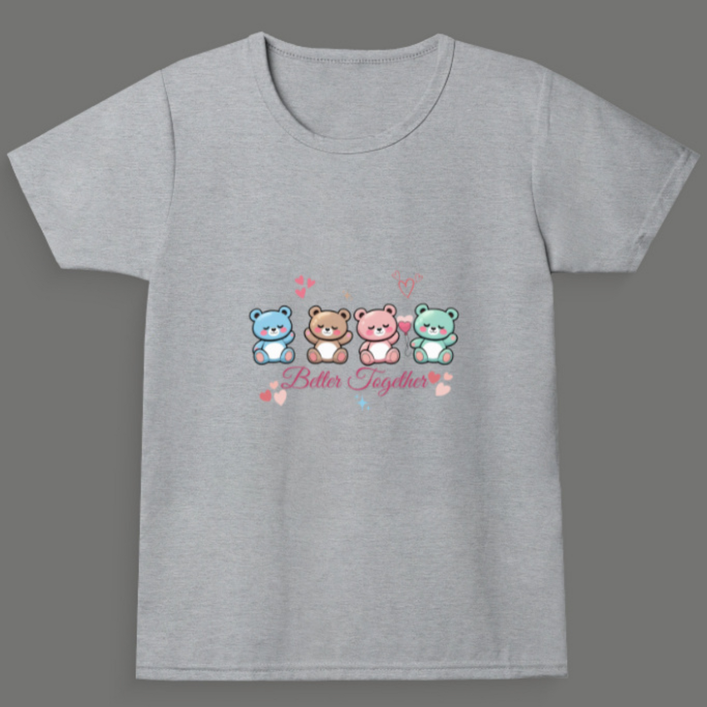 Better Together - Girl's Crew Neck T-Shirt (1 yr - 11 yrs)