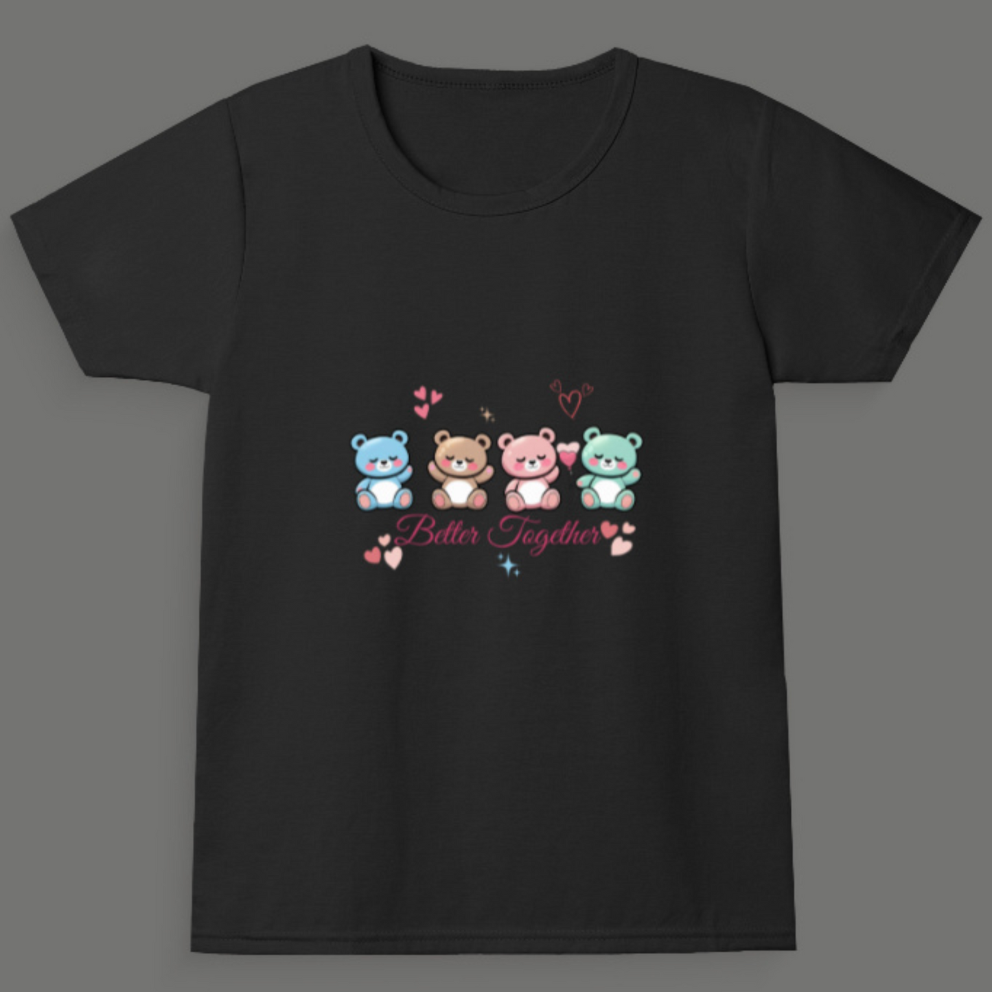 Better Together - Girl's Crew Neck T-Shirt (1 yr - 11 yrs)