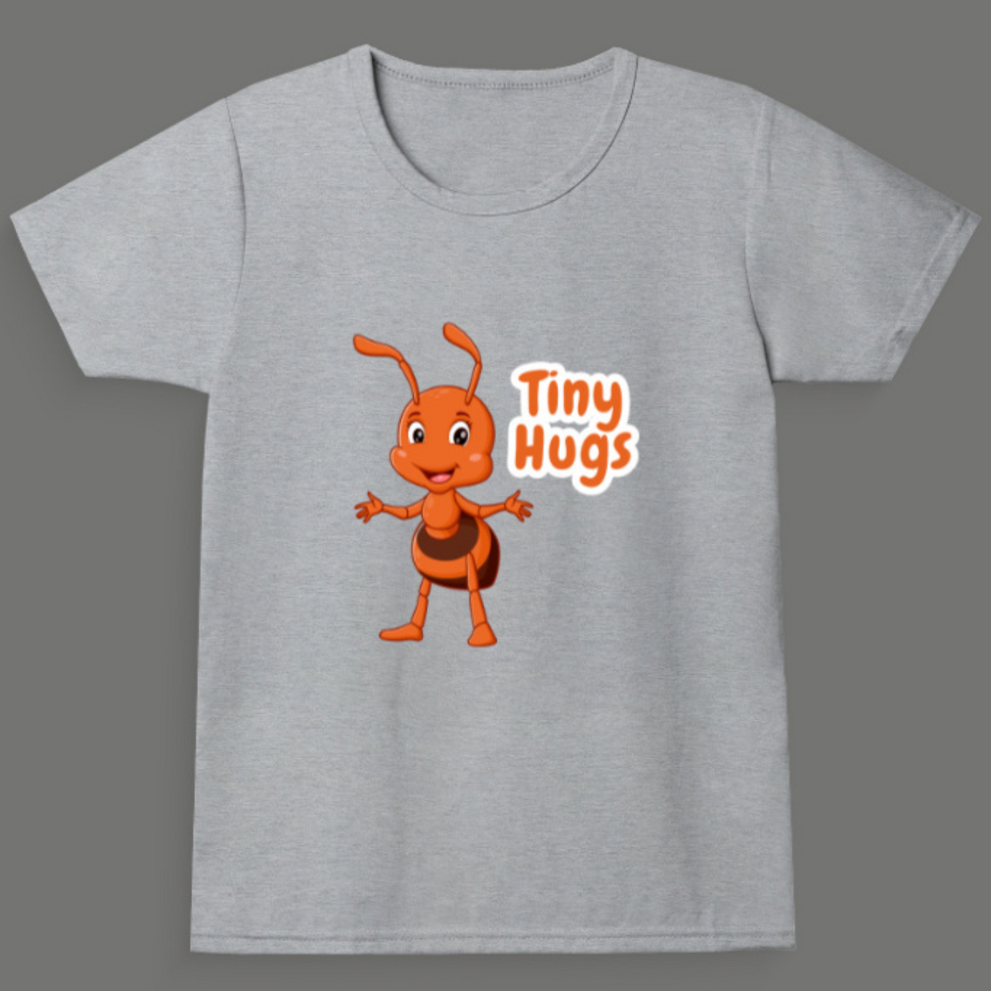 Tiny Hugs - Girl's Crew Neck T-Shirt