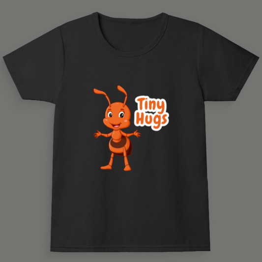 Tiny Hugs - Girl's Crew Neck T-Shirt
