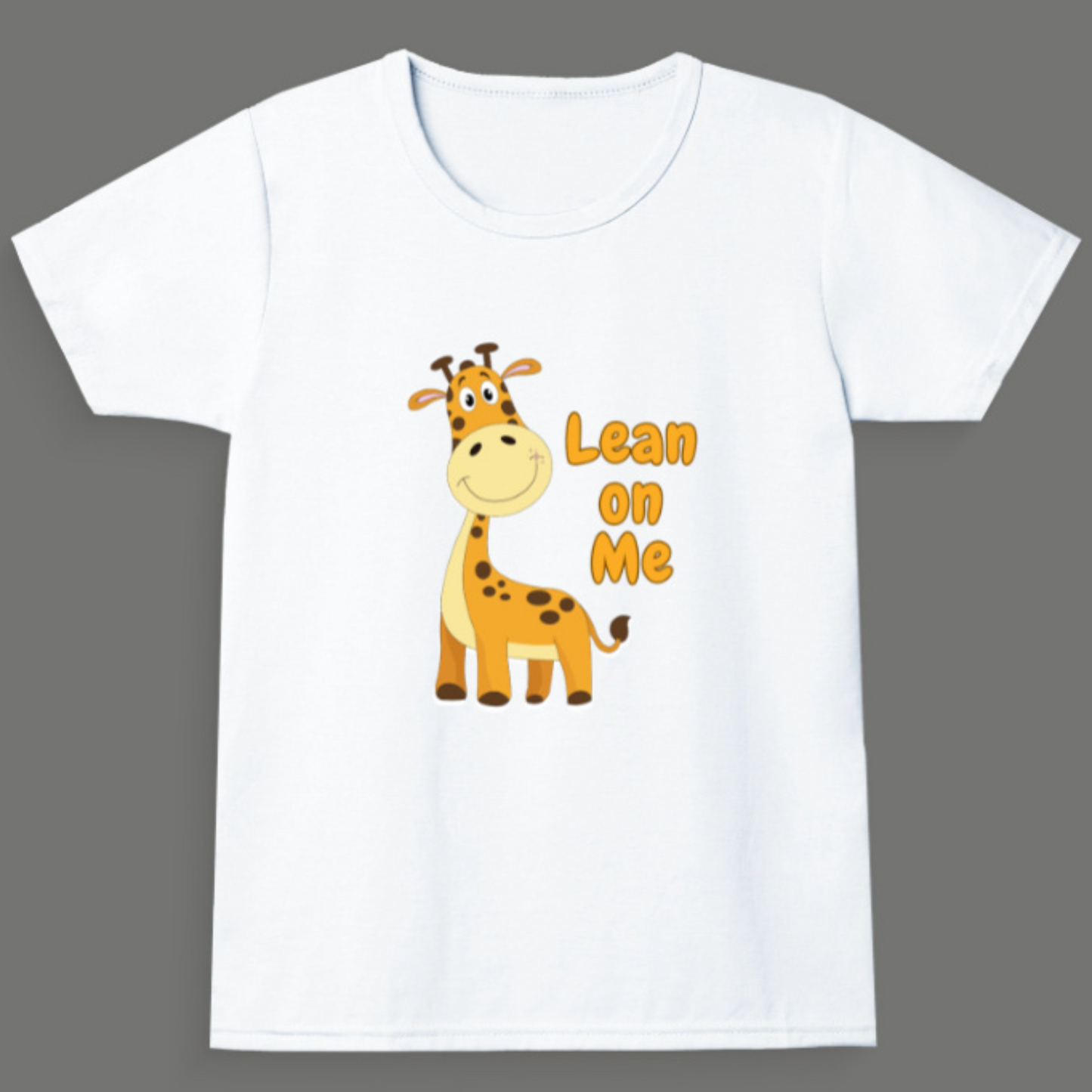 Lean on Me - Girl's Crew Neck T-Shirt