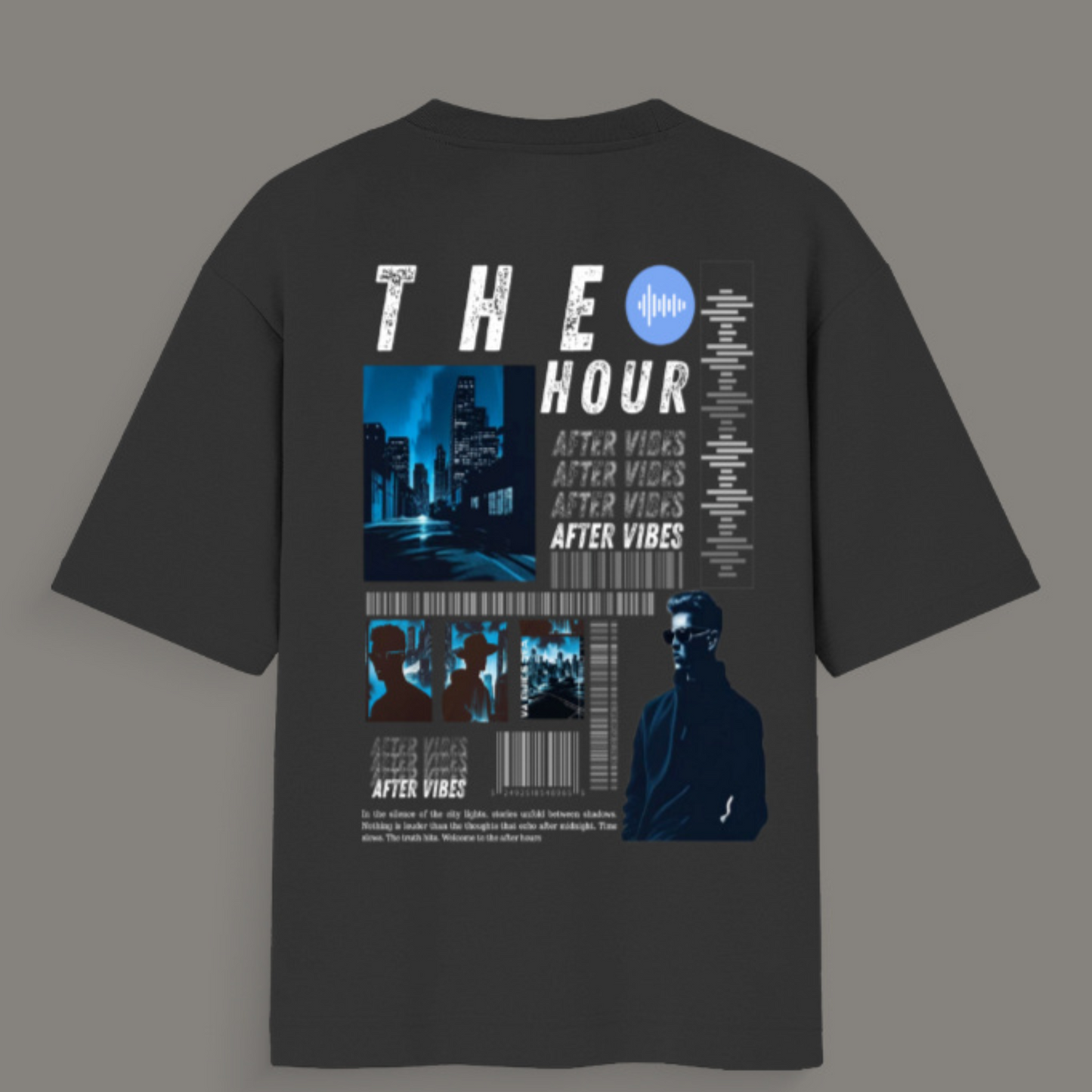 β³ The Hour & After Vibes β Oversized Tee for That Late Night Energy (Standard T-Shirt)