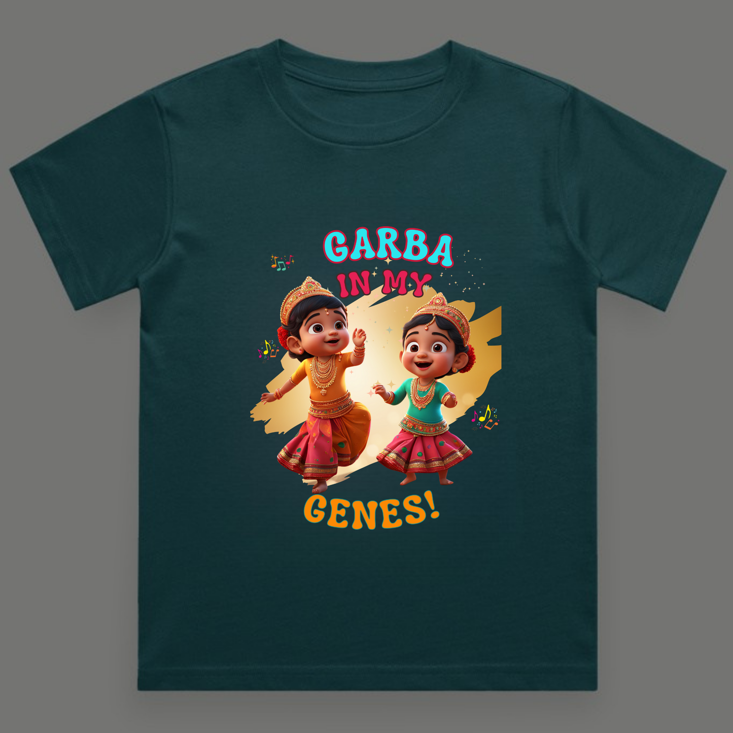 Garba in My Genes | Unisex Cotton Festive Tee