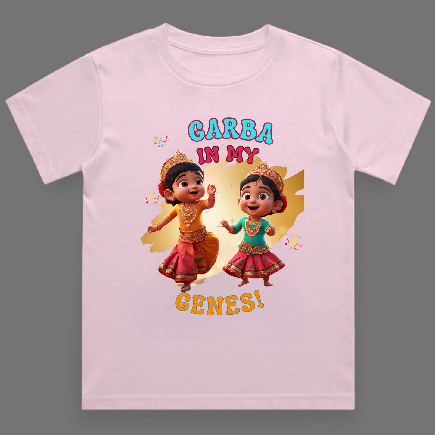 Garba in My Genes | Unisex Cotton Festive Tee