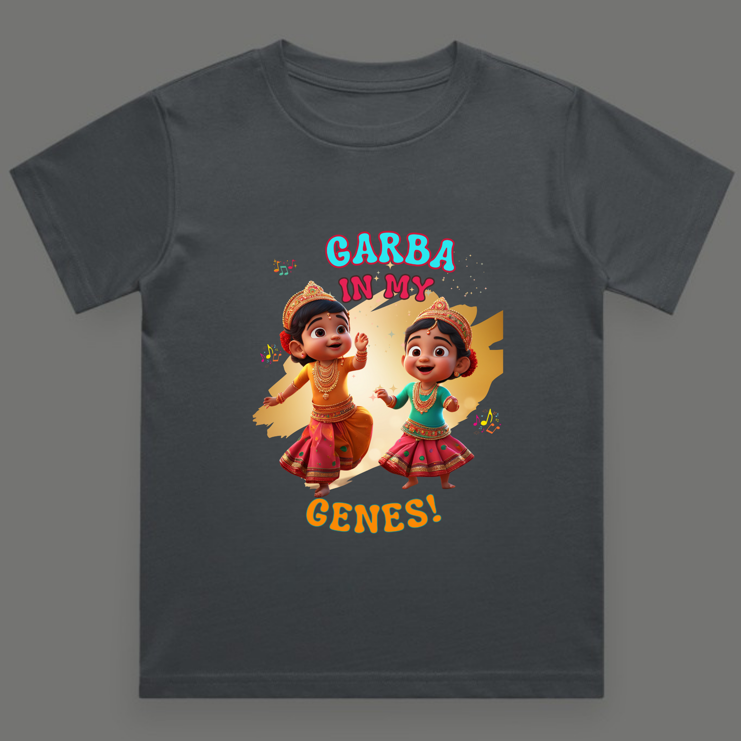 Garba in My Genes | Unisex Cotton Festive Tee