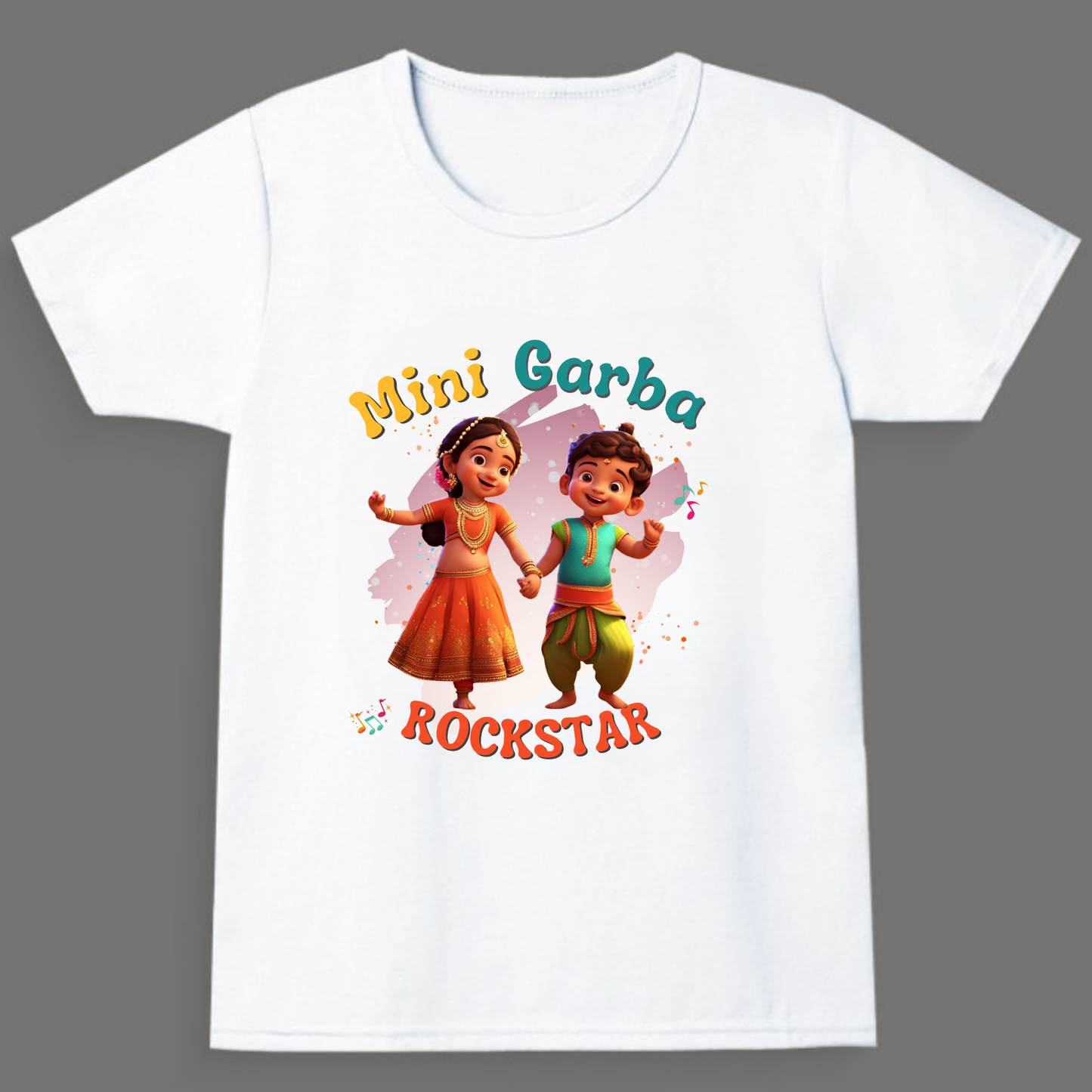 Mini Garba Rockstar | Unisex Cotton Festive Tee