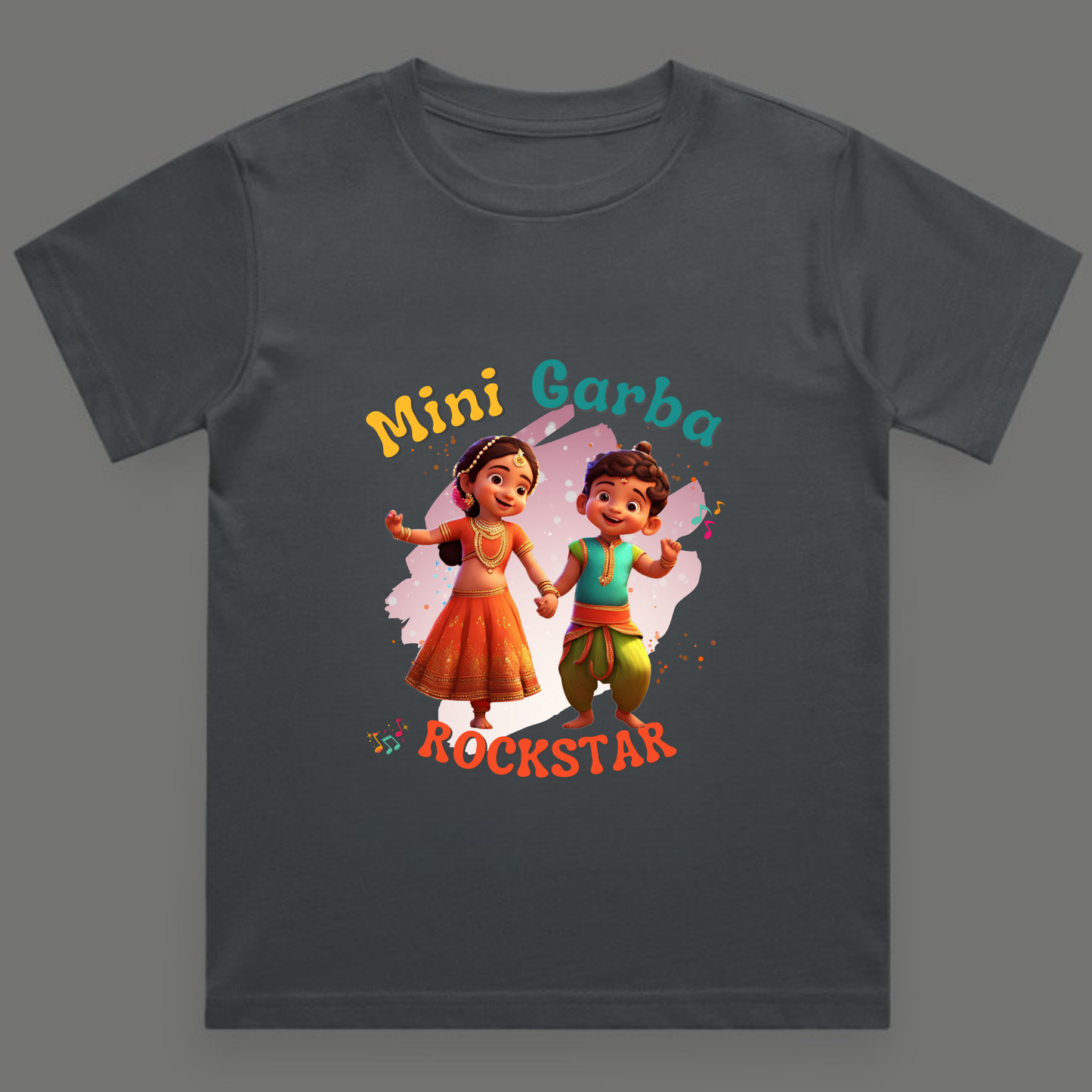 Mini Garba Rockstar | Unisex Cotton Festive Tee