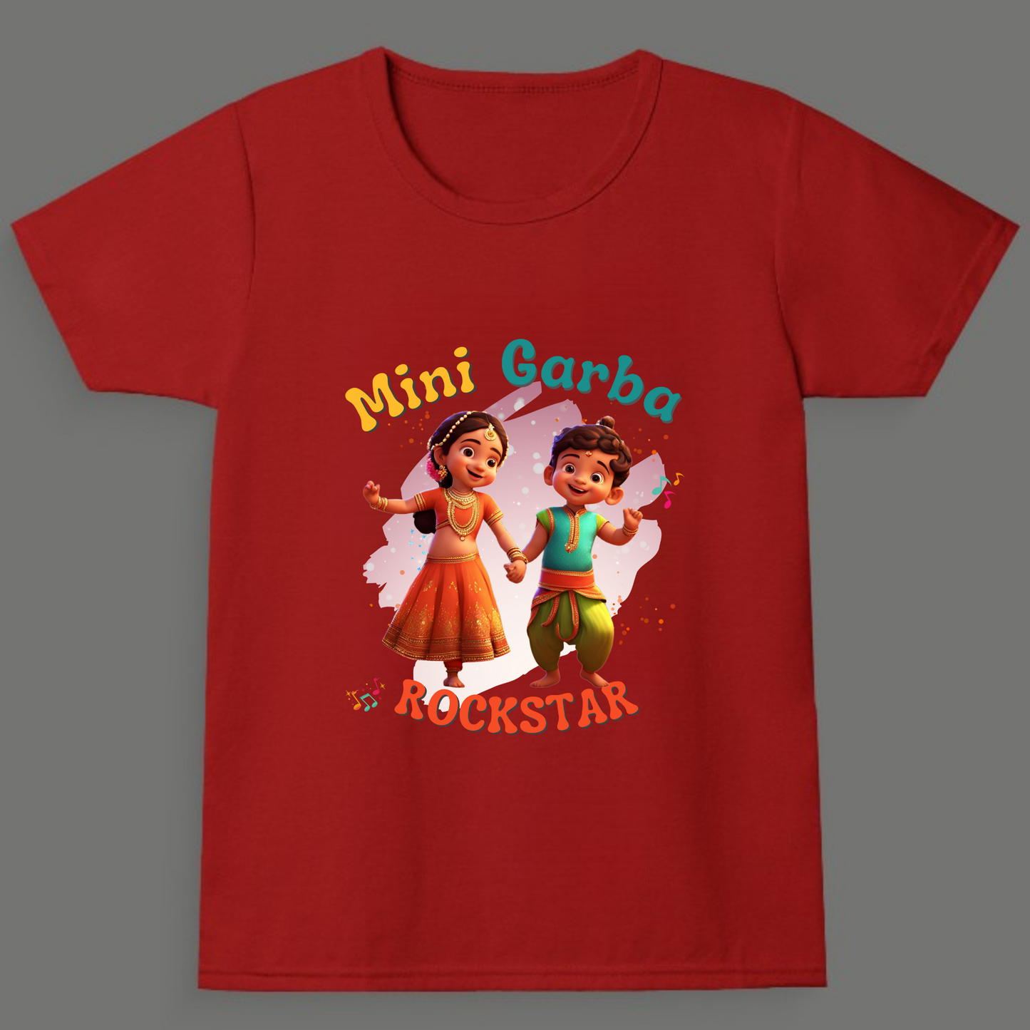 Mini Garba Rockstar | Unisex Cotton Festive Tee