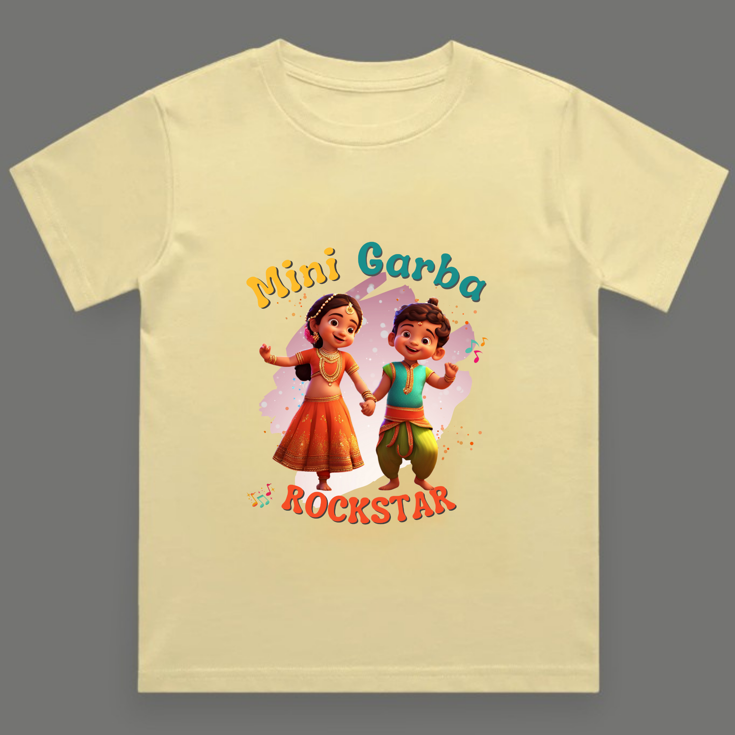 Mini Garba Rockstar | Unisex Cotton Festive Tee