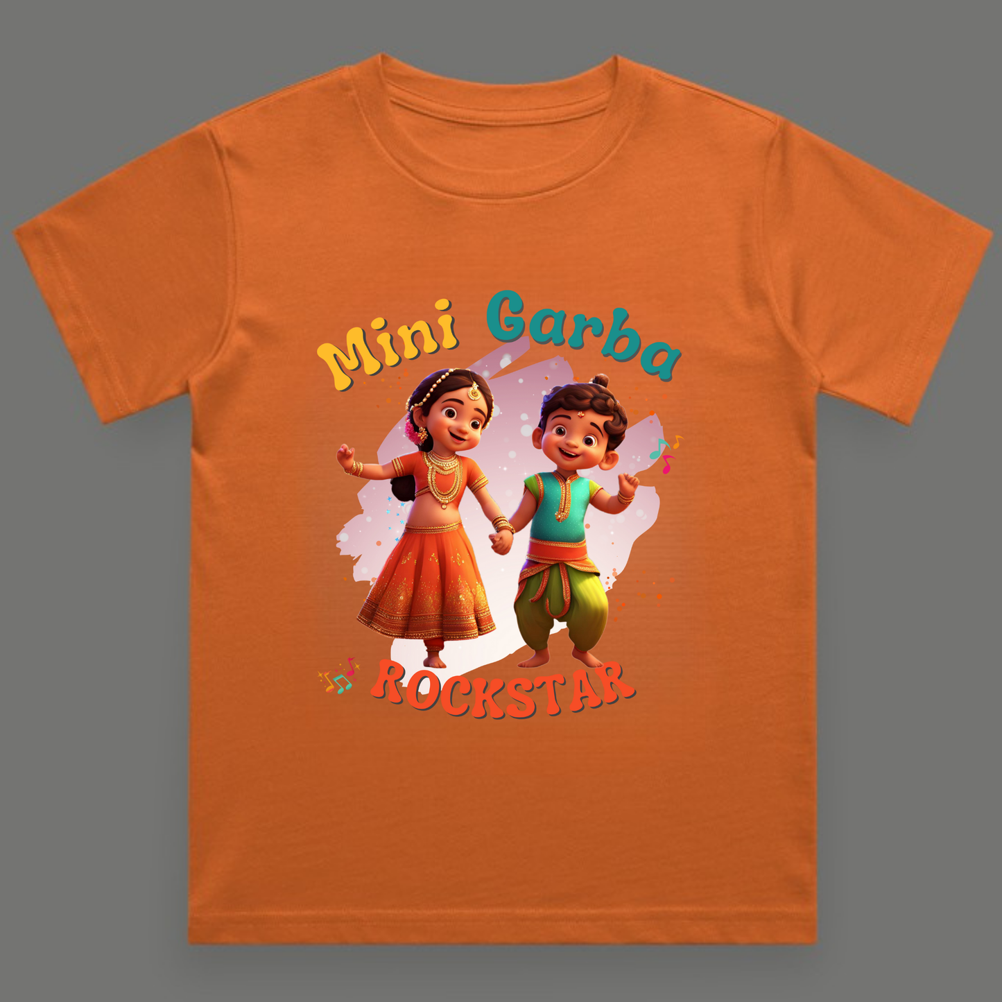 Mini Garba Rockstar | Unisex Cotton Festive Tee
