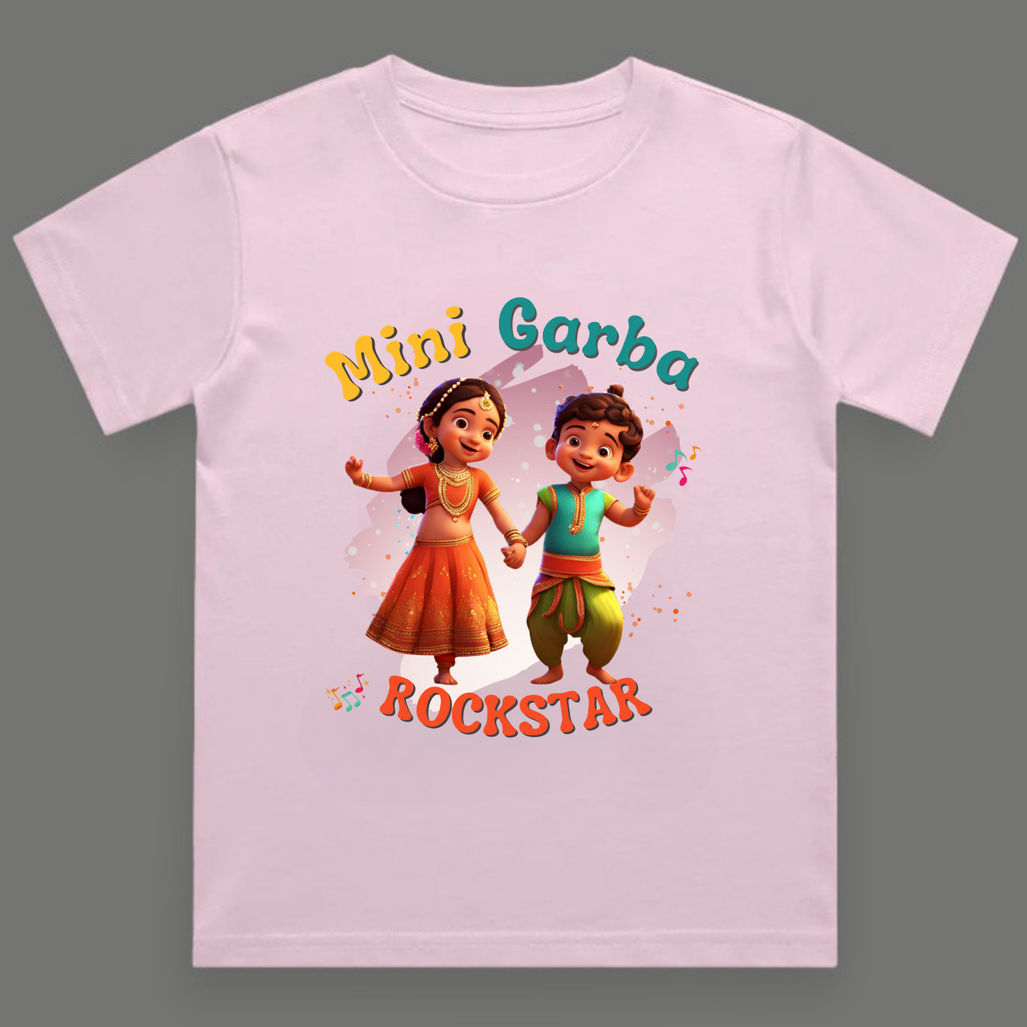 Mini Garba Rockstar | Unisex Cotton Festive Tee