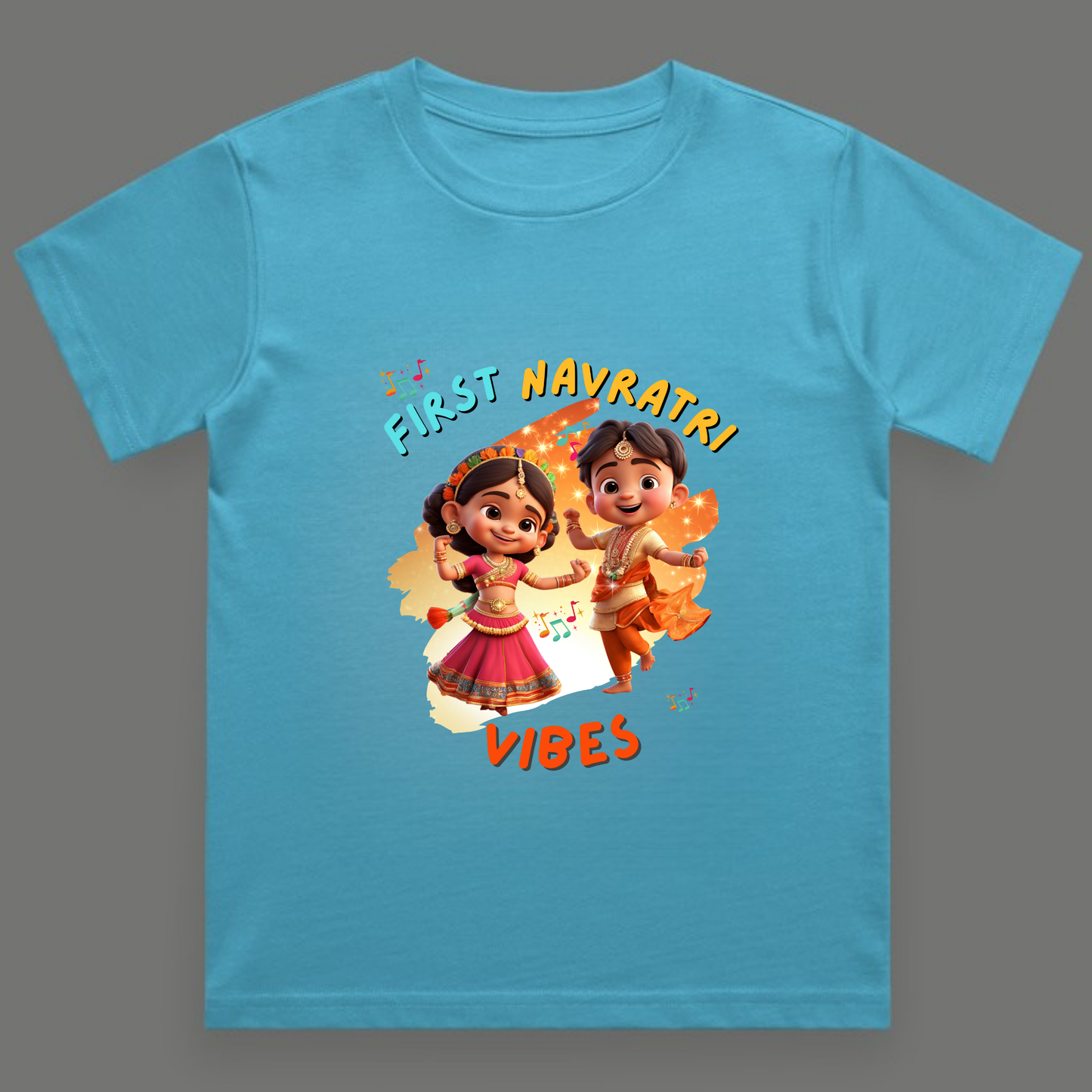 First Navratri Vibes | Unisex Cotton Festive Tee