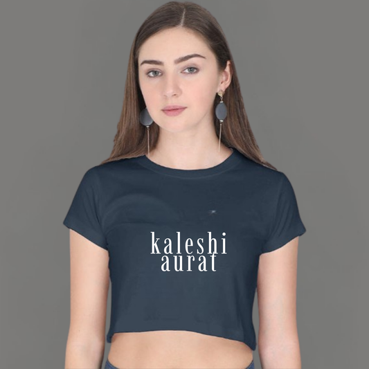 π₯ Kaleshi Aurat β Statement Crop Top for the Not-So-Mini You!