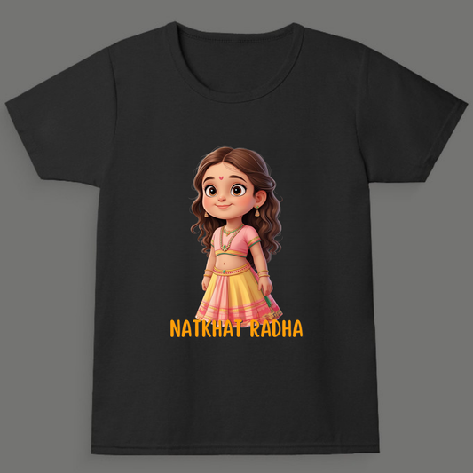 Natkhat Radha - Crew Neck T-Shirt