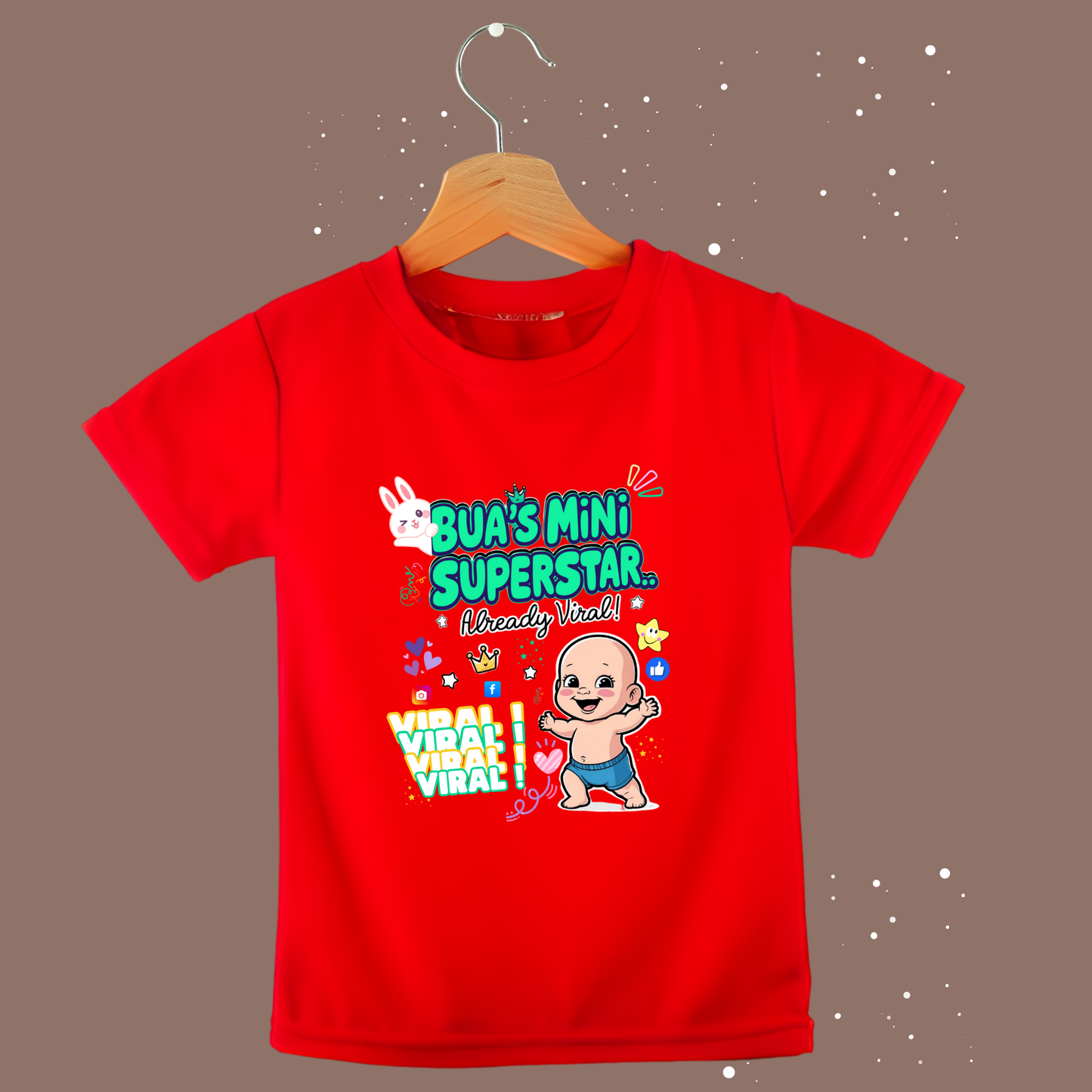 Adorable Bua- Girls T-shirts – Custom-Made for Comfort and Style