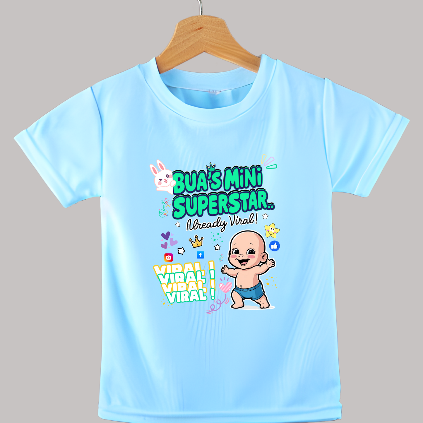 Adorable Bua- Boys T-shirts – Custom-Made for Comfort and Style