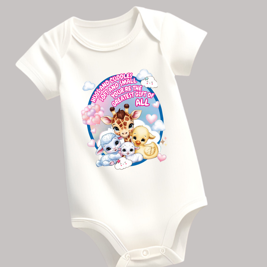 πΆ Adorable Baby Romper β Soft Cotton | Cute Printed Design | Perfect Welcome Home Outfit (Unisex)
