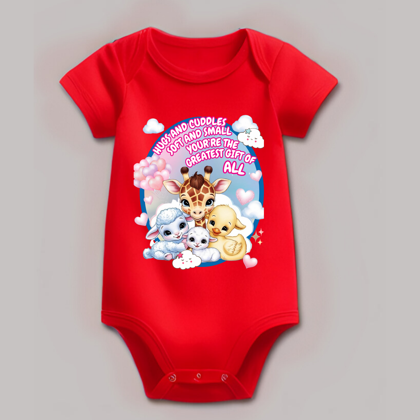 πΆ Adorable Baby Romper β Soft Cotton | Cute Printed Design | Perfect Welcome Home Outfit (Unisex)