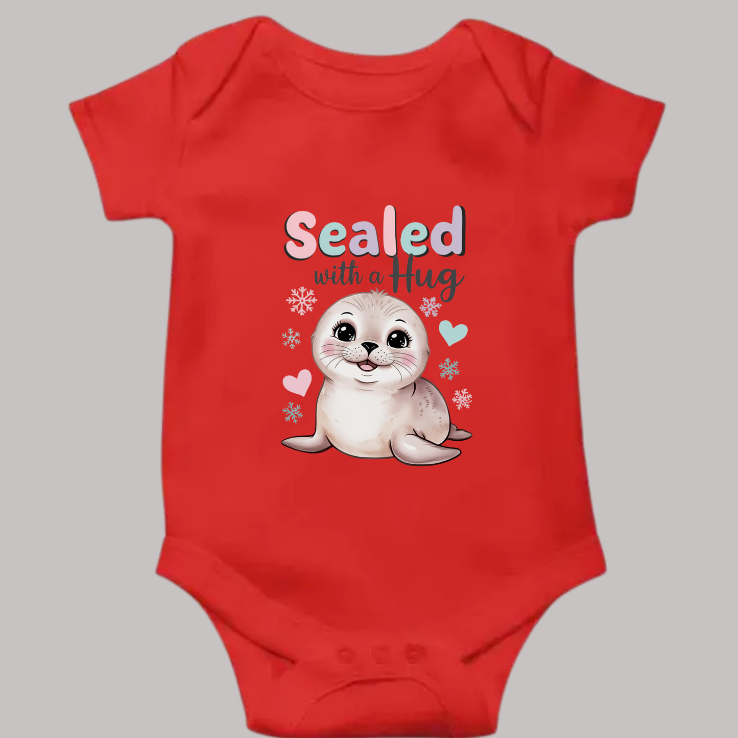 Sealed with a Hug Romper – Cute & Comfy Tee for Babies & Kids (Unisex)