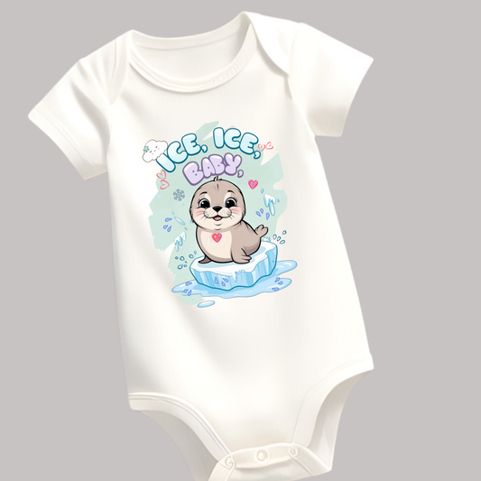 Ice, Ice Baby Romper – Cool & Cozy Baby Outfit (Unisex)