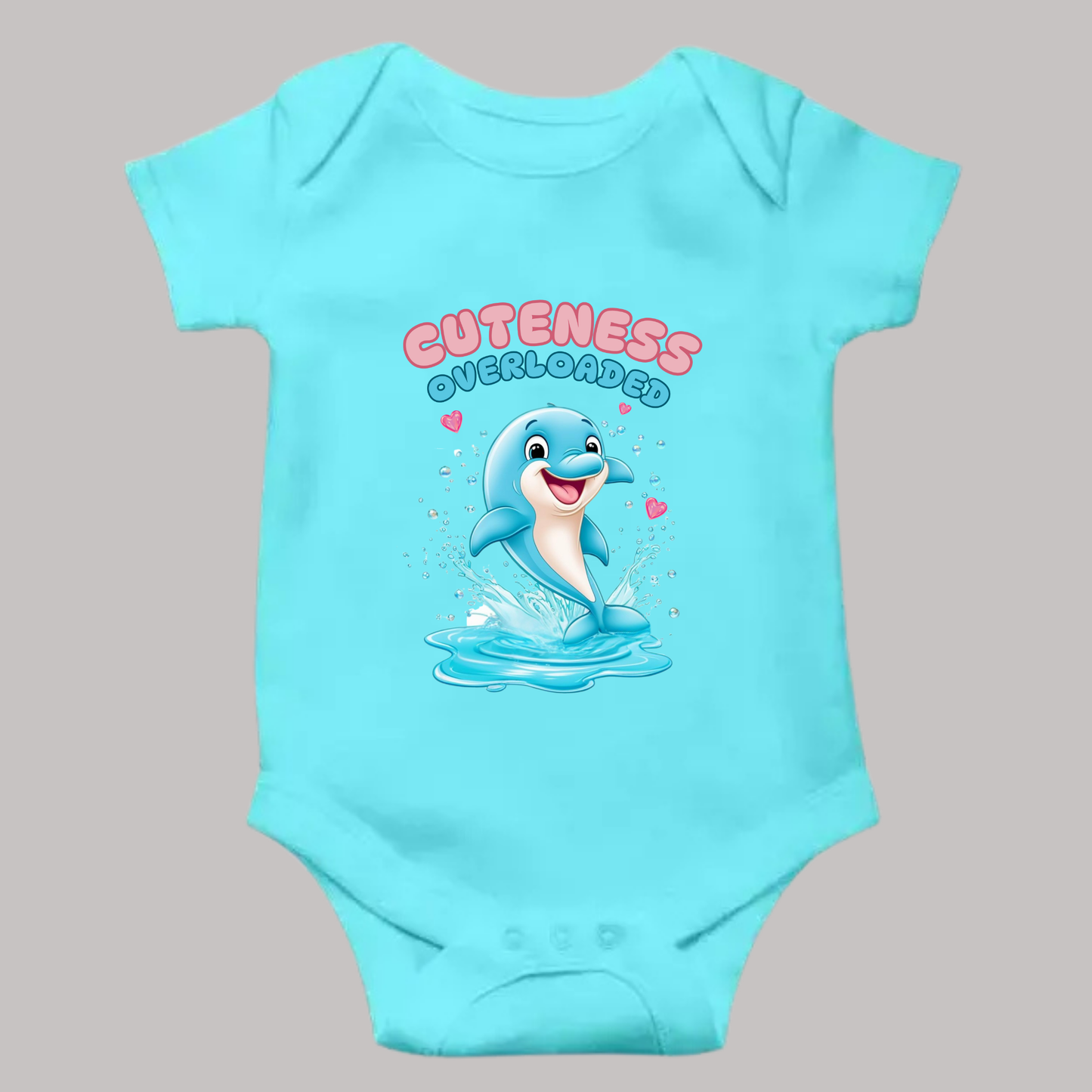Cuteness Overloaded Romper – Soft & Adorable Baby Outfit (Unisex)