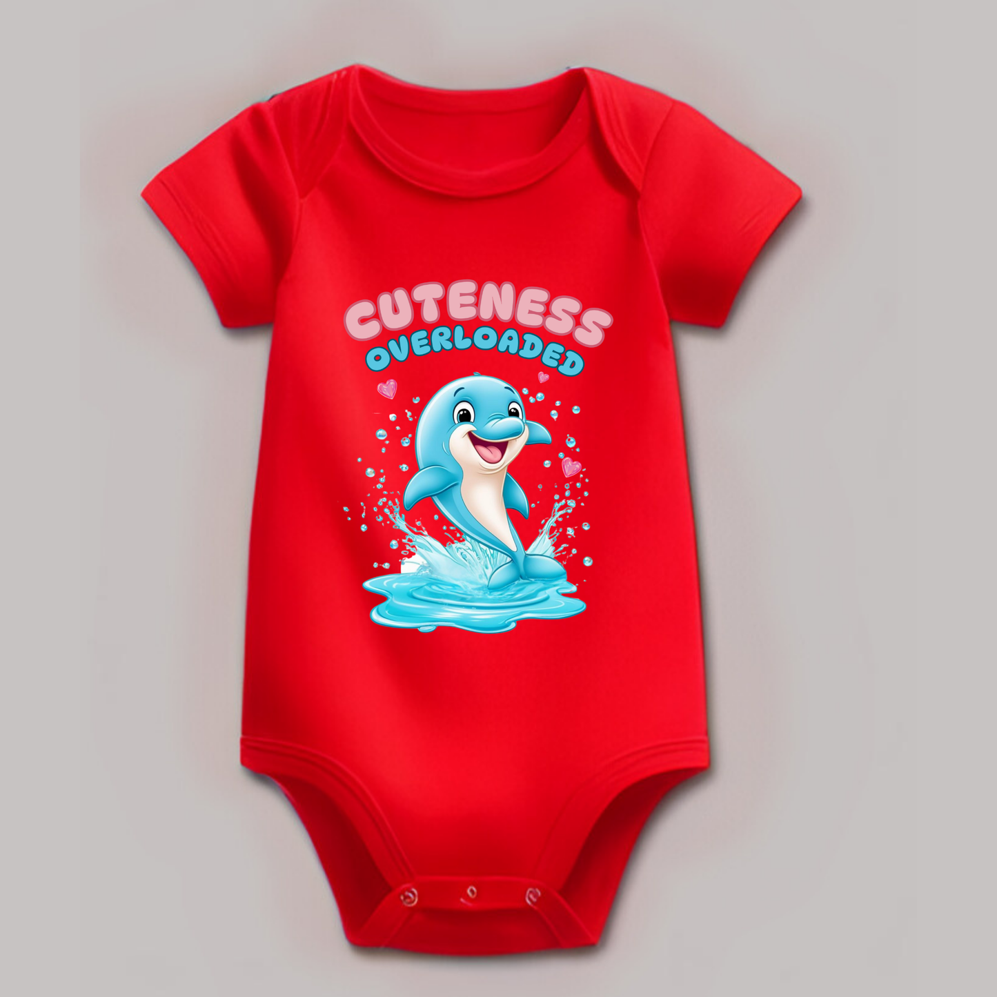 Cuteness Overloaded Romper – Soft & Adorable Baby Outfit (Unisex)