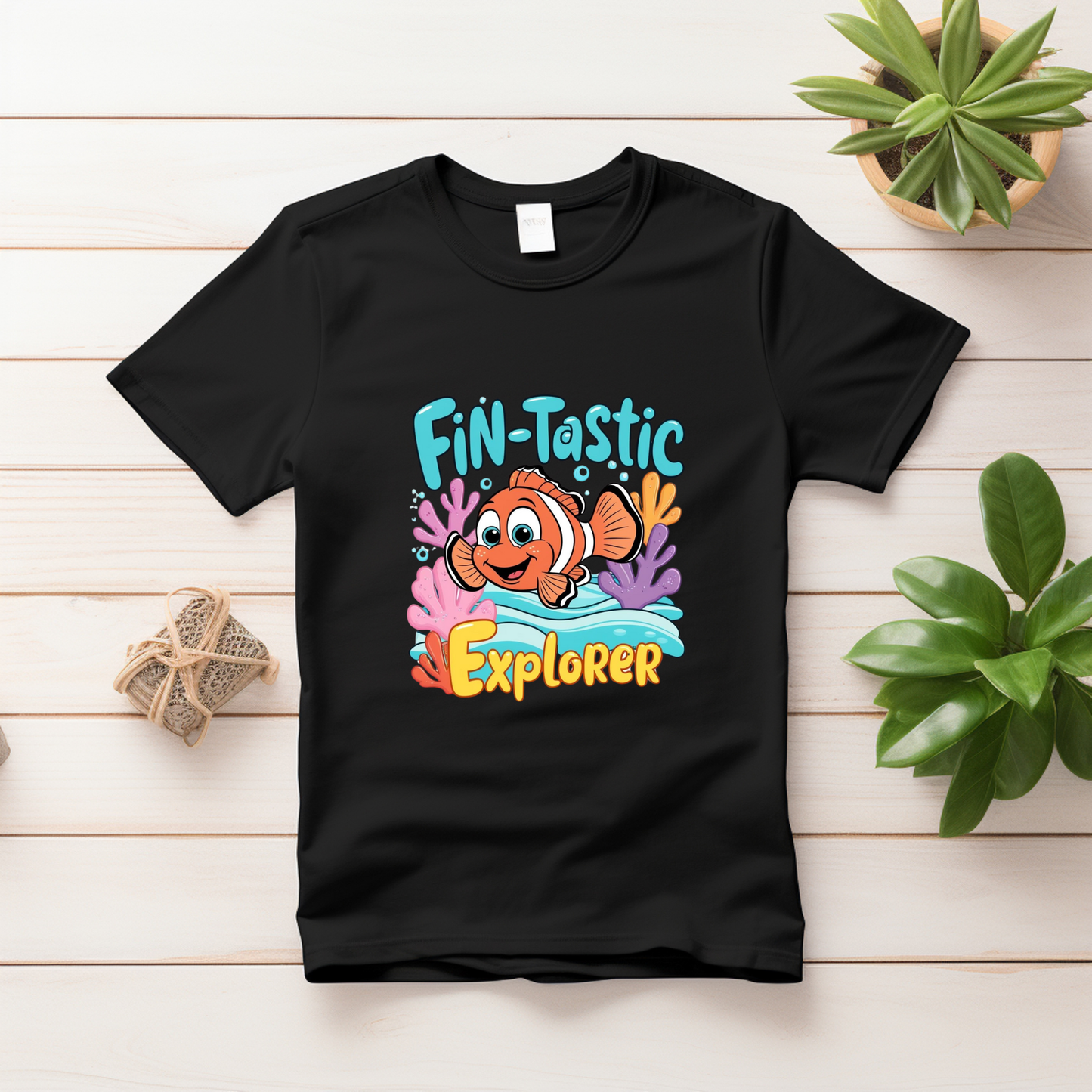 Captain Finny – Ocean Explorer Baby T-Shirt | 100% Cotton | Exclusive Design ( Boys)