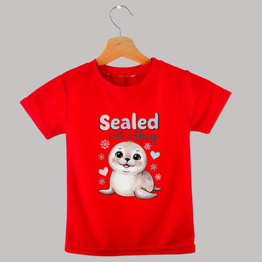 Sealed with a Hug T-Shirt – Cute & Comfy Tee for Babies & Kids