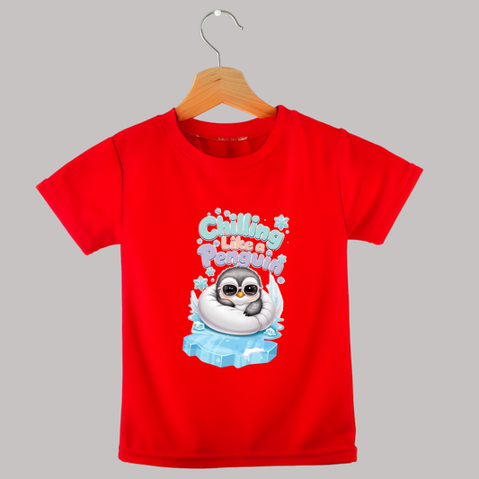 Chilling Like a Penguin T-Shirt – Cool & Adorable Tee for Babies & Kids