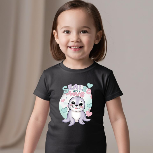 Sealed with a Hug T-Shirt – Cute & Comfy Tee for Babies & Kids