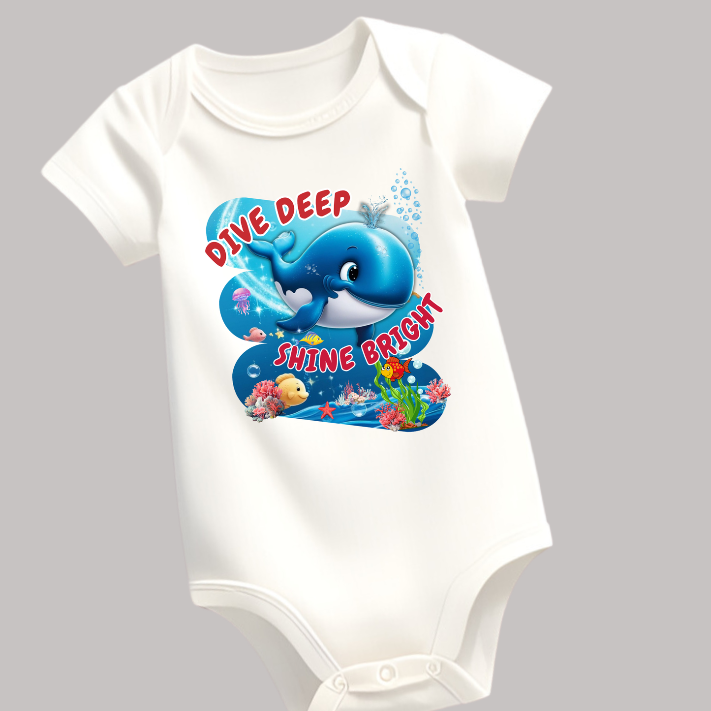 π Dive Deep, Shine Bright - Summer Special Romper ( unisex)
