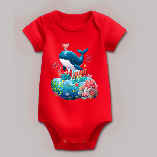 💙 Big Heart, Bigger Splash - Summer Cool Kids Romper (Unisex)