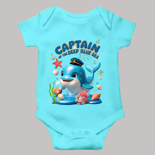 🧢 Captain of the Deep Blue Sea - Cool Summer Romper (Unisex)