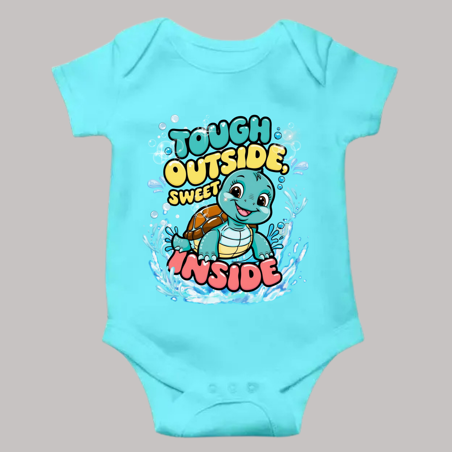 ๐ข Meet Shelly the Sea Turtle! Tough Outside, Sweet Inside - Ocean Adventure Summer Romper - ( Unisex)